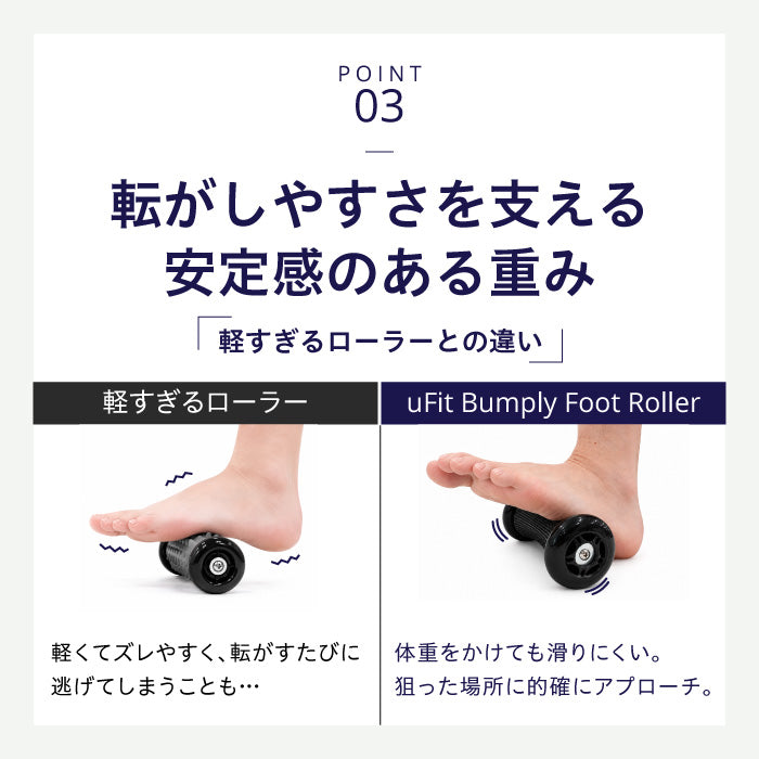 uFit Bumply Foot Roller